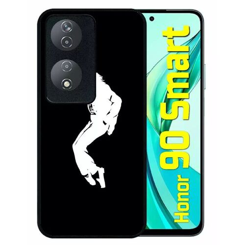 Coque Pour Honor 90 Smart - Silhouette Michael Jackson Moonwalk - Silicone - Noir