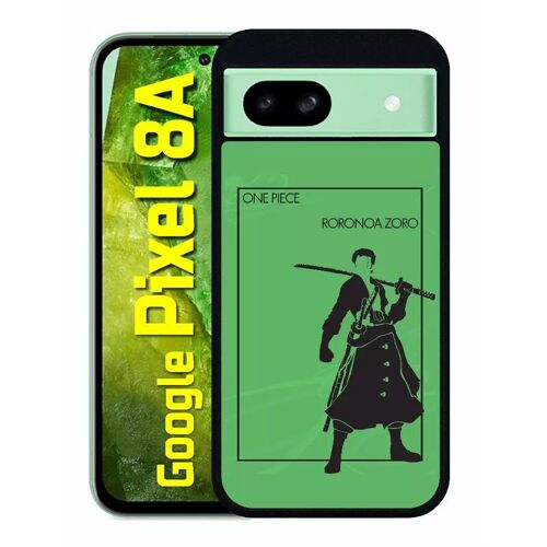 Coque Pour Pixel 8a - One Piece Roronoa Zoro - Silicone - Noir