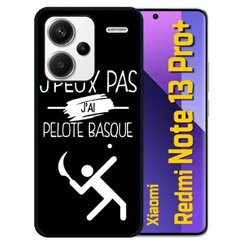 Coque Pour Redmi 13 Pro+ - J Peux Pas J Ai Pelote Basque 2 - Silicone - Noir