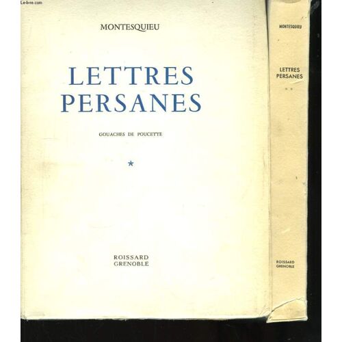 Lettres Persannes. En 2 Tomes