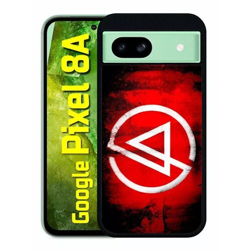 Coque Pour Pixel 8a - Linkin Park Logo - Silicone - Noir