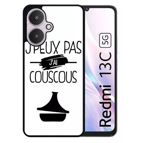Coque Pour Redmi 13c 5g - J Peux Pas J Ai Couscous 1 - Silicone - Noir
