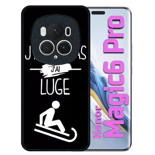 Coque Pour Honor Magic 6 Pro - J Peux Pas J Ai Luge 2 - Silicone - Noir