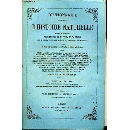 Dictionnaire Universel D'histoire Naturelle. Tome Xiii, 1ère Partie : Spi - Sys