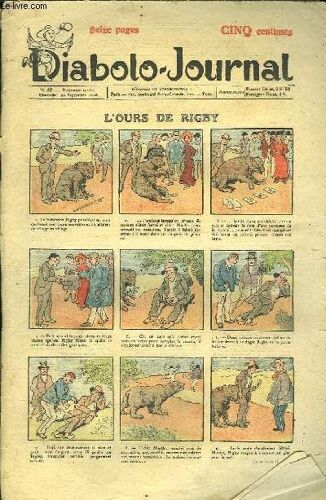 Diabolo Journal N°43, 2ème Année : L'ours De Rigby