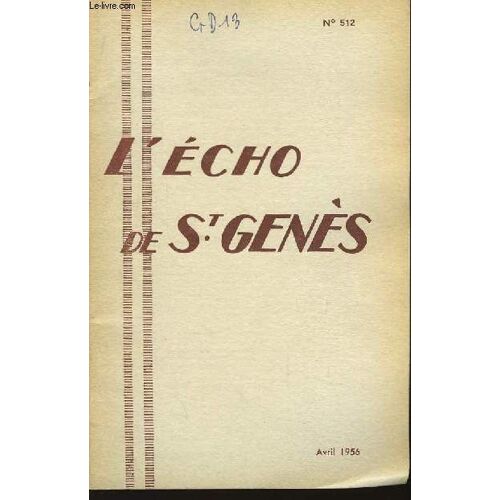 L'echo De St-Gènes N°512