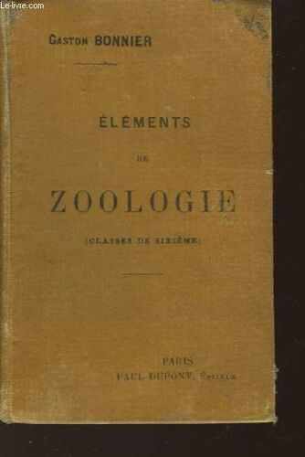 Eléments De Zoologie