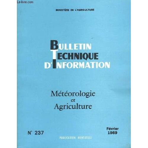 Bulletin Technique D'information N° 238. En 2 Volumes
