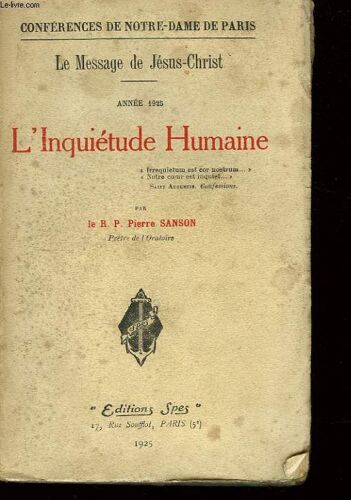 L'inquiétude Humaine
