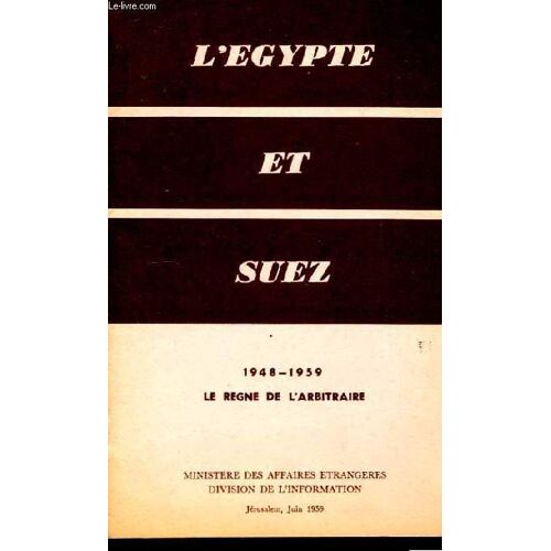 L'egypte Et Suez