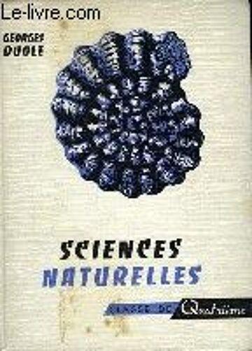 Sciences Naturelles. Classe De 4ème