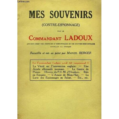 Mes Souvenirs (Contre-Espionnage)