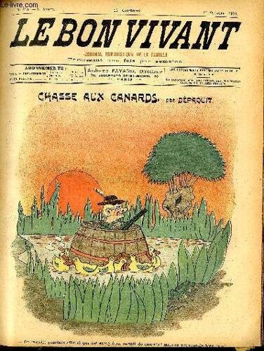 Le Bon Vivant N°310 - Chasse Au Canards