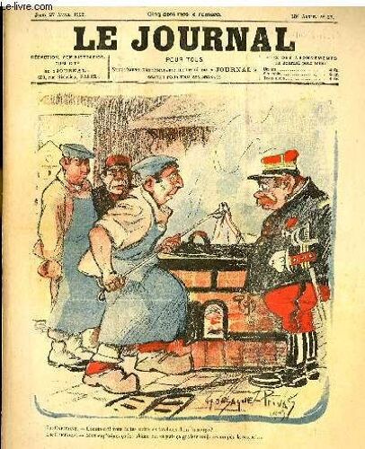 Le Journal Pour Tous 15e Année N°17 Le Capitaine Et Le Cuisinier