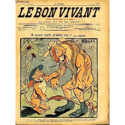 Le Bon Vivant N°317 - A Quoi Sert D'être Roi ?   de Baker   Format Broché (Livre)