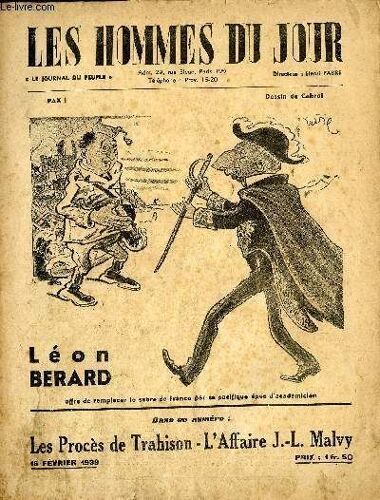 Les Hommes Du Jour. Leon Berard