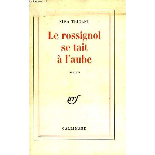 Le Rossignol Se Tait A L'aube