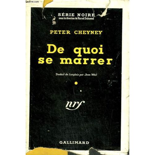 De Quoi Se Marrer. ( You'd Be Surprised). Collection : Serie Noire Avec Jaquette N° 9