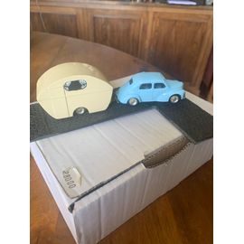 4 Cv Berline 1950 Avec Sa Caravane Provence Moulage Montage Main Par C. Domacq-Provence Moulage