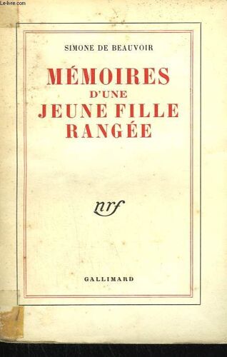 Memoires D'une Jeune Fille Rangee