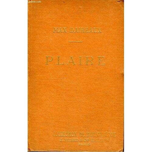 Plaire. Collection De Bibliotheque N° 9