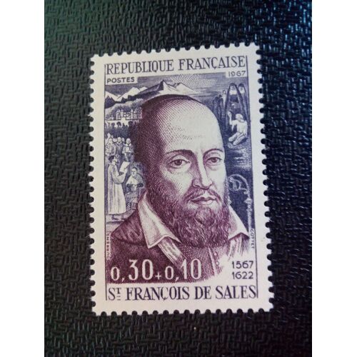 Timbre France Yt 1513 Saint-François De Sales (1567-1622) 1967 ( 070704 )