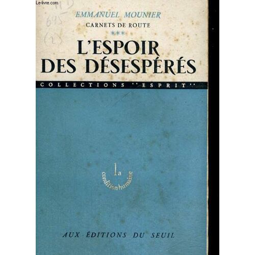 Carnets De Route 3: L'espoir Des Désespérés