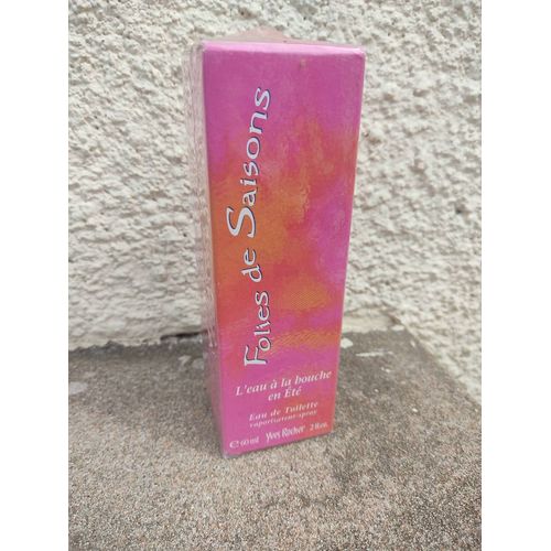 Yves Rocher Folies De Saison L'eau À La Bouche En Eté Eau De Toilette Vaporisateur 60 Ml 