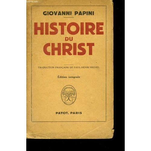 Histoire Du Christ