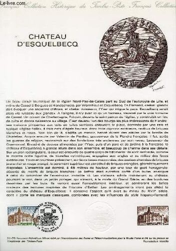 Document Philatelique Officiel N°31-78 - Chateau D'esquelbecq (N°200 Yvert Et Teillier)