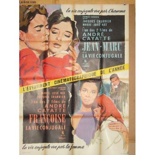 Affiche De Cinema - Jean-Marc Ou La Vie Conjugale / Francoise Ou La Vie Conjugale