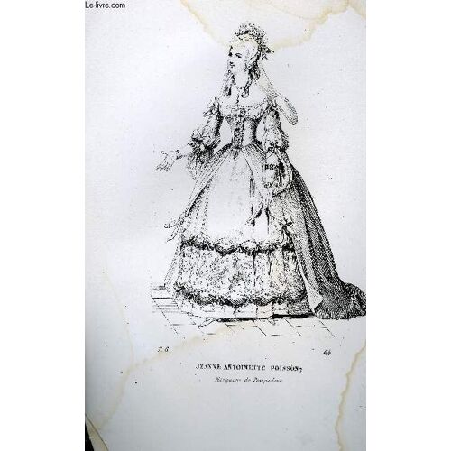 Gravure 19eme Noir Et Blanc - Jeanne-Antoinette Poisson