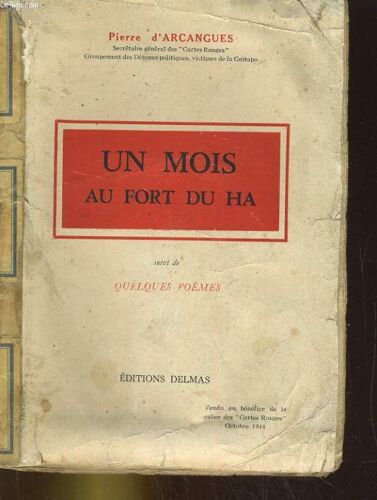 Un Mois Au Fort Du Ha Suivi De Quelques Poemes