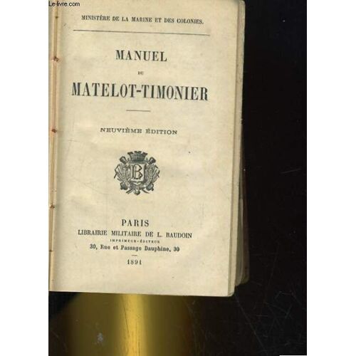 Manuel Du Matelot-Timonier