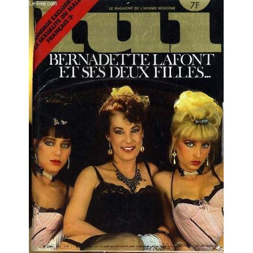 Lui, Le Magazine De L'homme Moderne N° 191 - Sondage Exclusif: La Sexualite Du Male Francais (2) - Bernadette Lafont Et Ses Deux Filles
