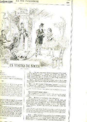 La Vie Parisienne 27e Année - N° 41 - En Visites De Noces De Inauth... - En Angleterre, Du Samedi Au Lundi De Mab. - Chateaux Anglais, Notes De Voyage De Robida. - Femmes Du Matin De Sharp
