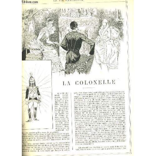 La Vie Parisienne 26e Année - N° 16 - La Colonelle De Villeneuve. - Loulou Au Carousel, Dans Une Tribune Des Sociétaires De Manchecourt. - Diners Et Dineurs