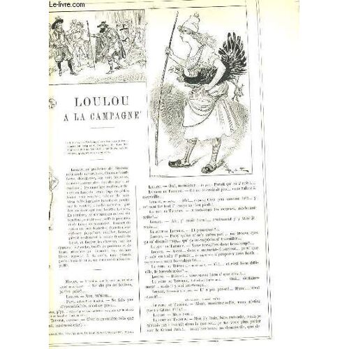 La Vie Parisienne 26e Année - N° 28 - Loulou A La Campagne De Gyp. - Sur La 14 Juillet, Bribes De Monologues De Mitschi. - Fureur Du Jour, Velocipedes Et Velocipedistes De Sahib. - Londres ...