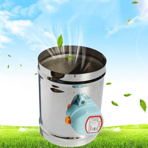 XUE Amortisseur Motorisé Par Conduit D'Air Électrique De La Caht De Valve D'Amortisseur D'Air D'Acier Inoxydable De 125Mm Pour La Valve 220V De Tuyau De Ventilation De 5 Pouces
