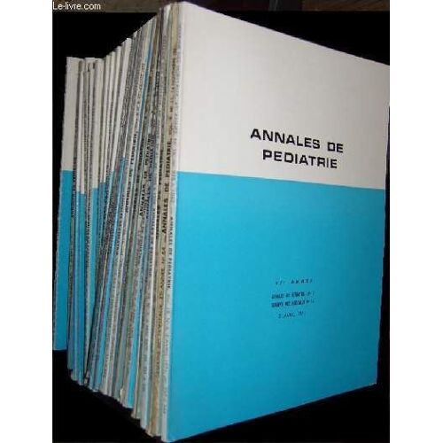 Annales De Pédiatrie