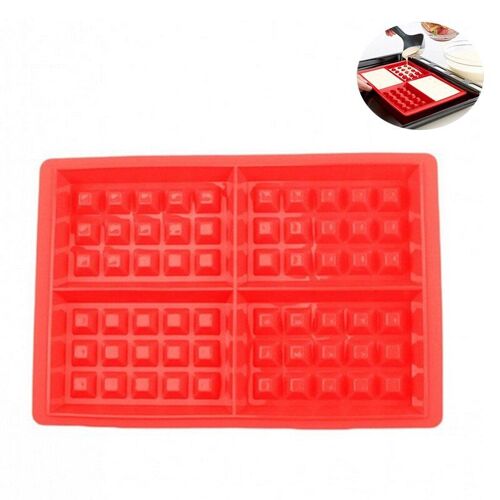 Xue Moule À Gaufres Silicone Chocolat Moule À Gâteau Antiadhésif Moule De Cuisson Ustensiles De Cuisson Outil De Bricolage 8