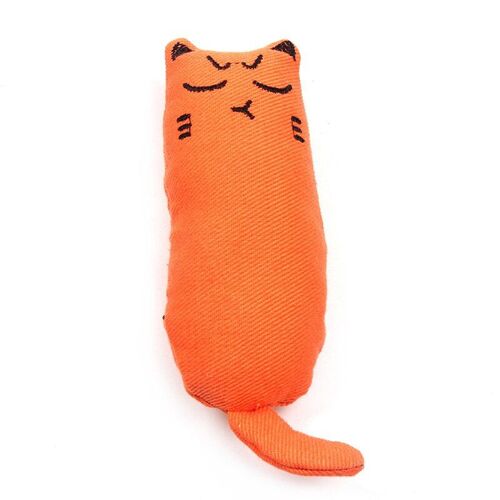 Xue Chat Oreiller Jouets Amusant En Interaction Pouce En Peluche Dents Meulage Morsure Doux Cadeau Pour Animaux De Compagnie