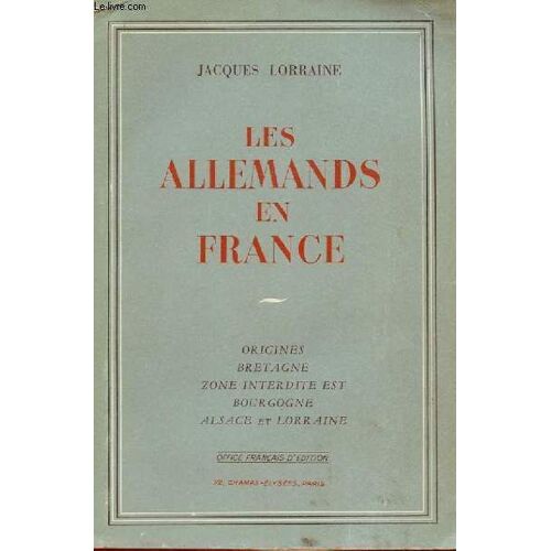 Les Allemands En France
