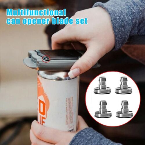 Xue 4 Pièces Boîtes Ouvertes Aller Swing Bière Ouvre-Boîte Couvercle Ouvre-Bouteille De Boisson En Conserve Puissant Support Cutter Correspondant Outils Lame