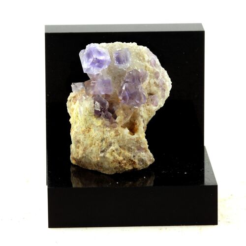 Fluorite + Quartz. 96.00 Ct. La Cabaña, Berbes, Espagne.