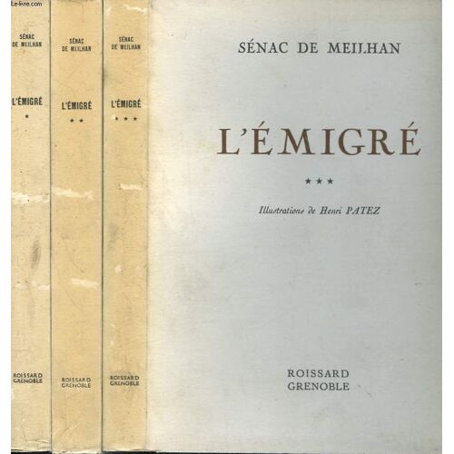 L'emigre - 3 Tomes