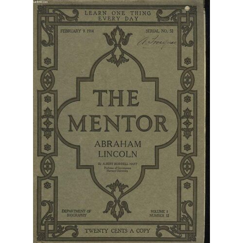 The Mentor - Serial N°52 - Volume 1 - N°52 - Abraham Lincoln