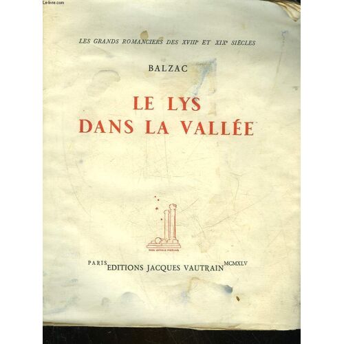 Le Lys Dans La Vallee