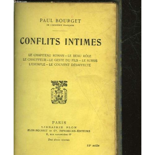Conflits Intimes
