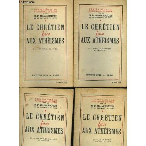 Le Chretien Face Aux Atheismes - 6 Tomes